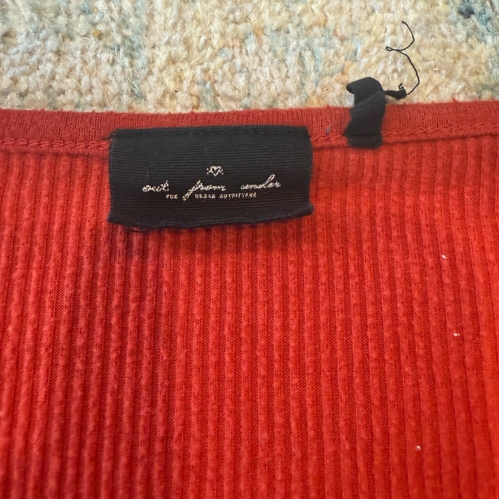Wild Fable Scarlet Long Sleeve Top - Picture 5 of 6